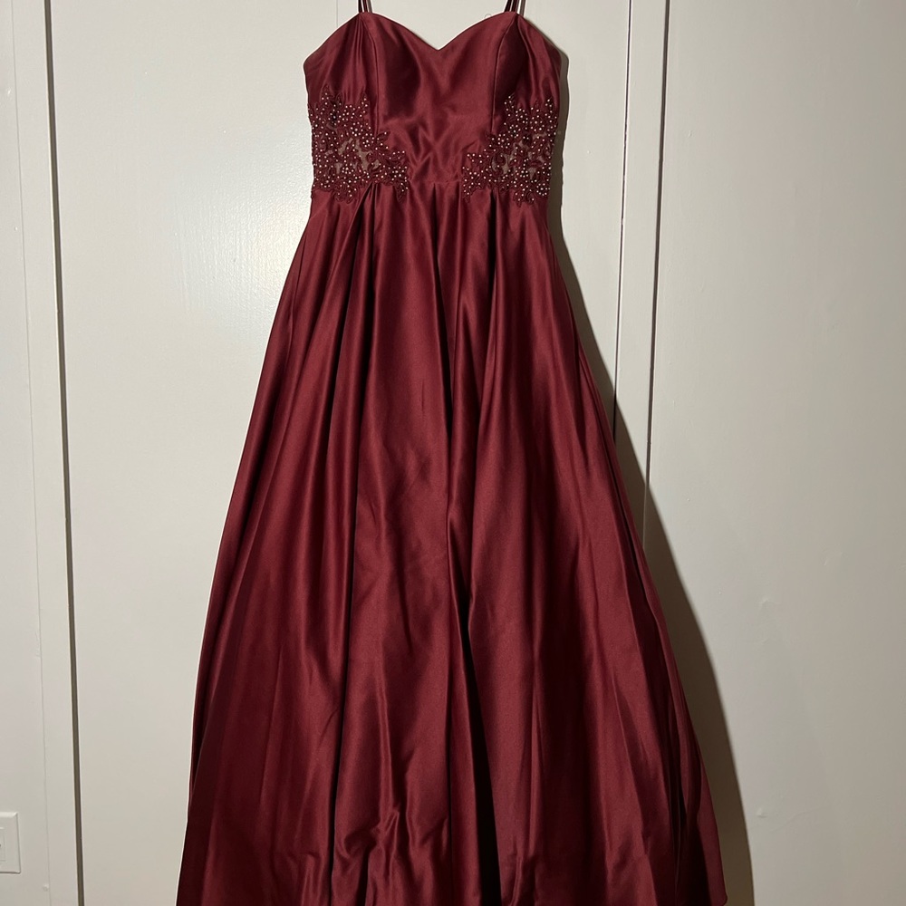 Maroon Prom/Ball Gown